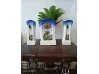 Set vintage de ceas din ceramică cu vaze decorative asortate ️