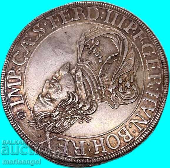Аукцион Талер 1642 Германия Аугсбург Фердинанд III 29г сребро