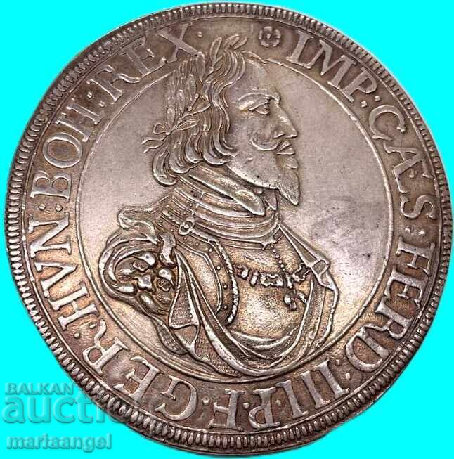 Талер 1642 Германия Аугсбург Фердинанд III 29г сребро