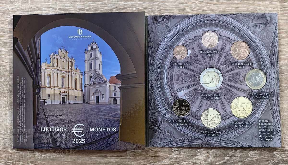 Monede Euroset Lituania 2025 - calitate BU