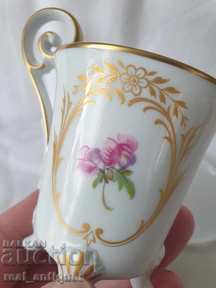 Set de porțelan cu aurire - 7