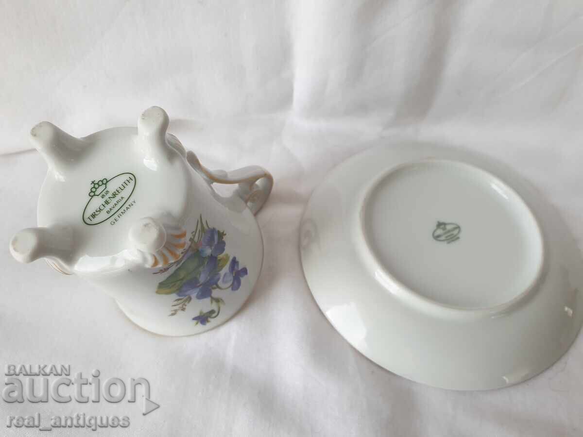 Porcelain set with gold plating - 5 Porcelain set with gold plating - 5