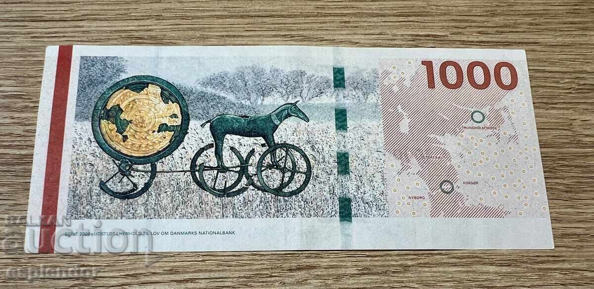 Delivery of Denmark 1000 kroner 2009 series