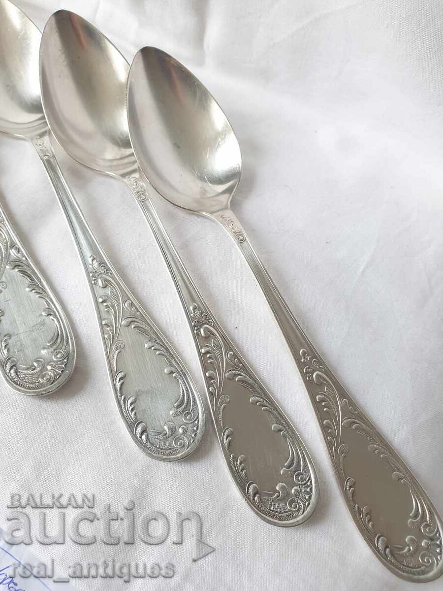 Delivery of Set of silver plated spoons Delivery of Set of silver plated spoons