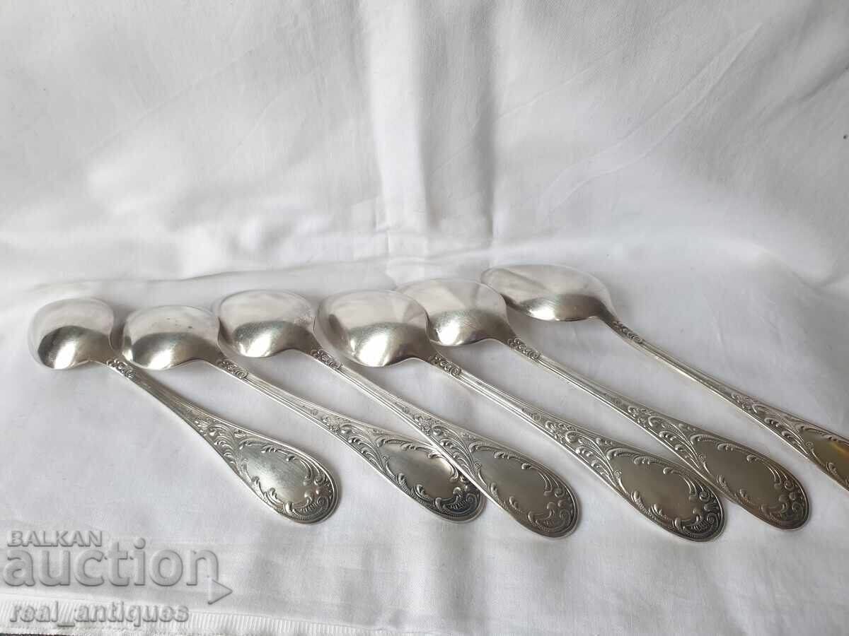 Set of silver plated spoons - 6 Set of silver plated spoons - 6