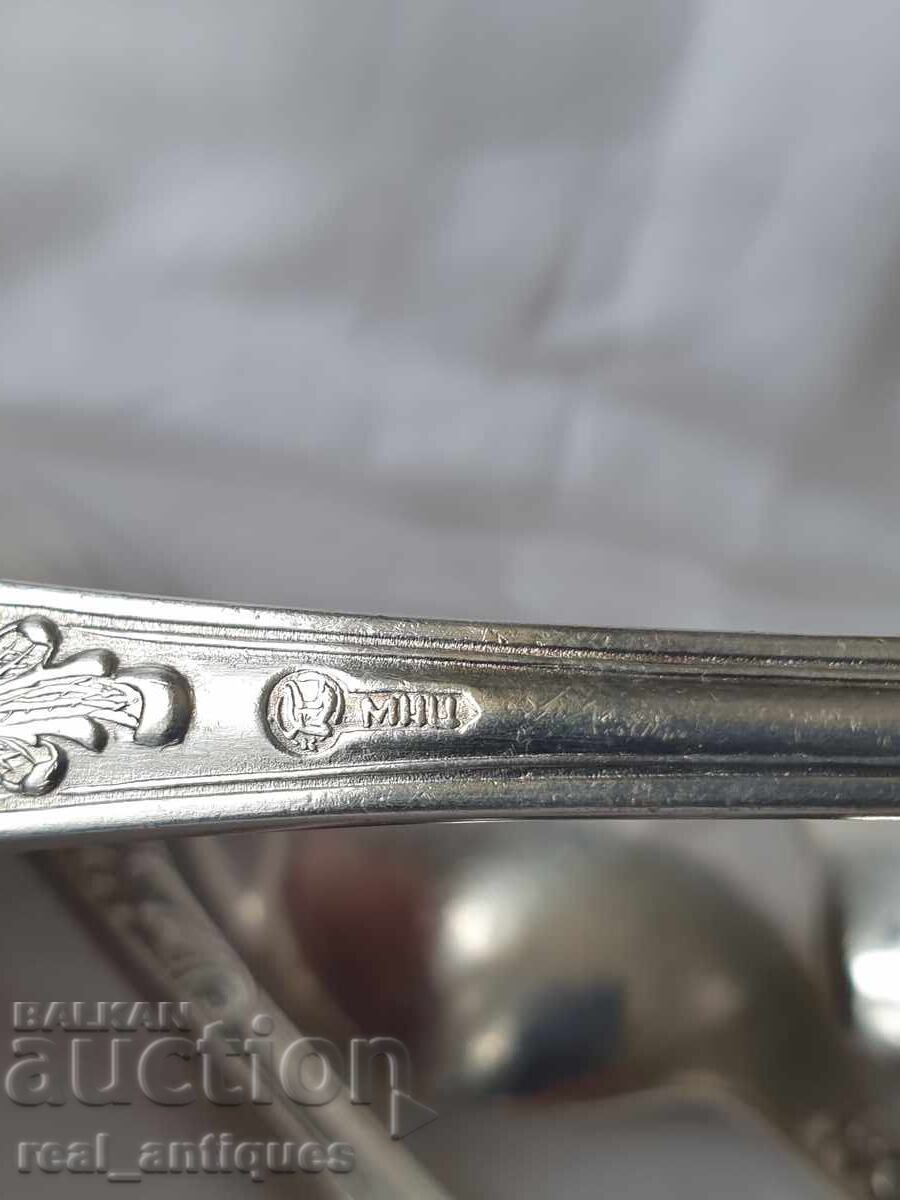 Set of silver plated spoons - 7 Set of silver plated spoons - 7