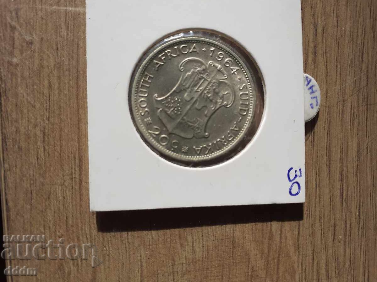 20 σεντ Νότιας Αφρικής 1964 με τιμή € 15.00 | 29.34 BGN 20 σεντ Νότιας Αφρικής 1964 με τιμή € 15.00 | 29.34 BGN