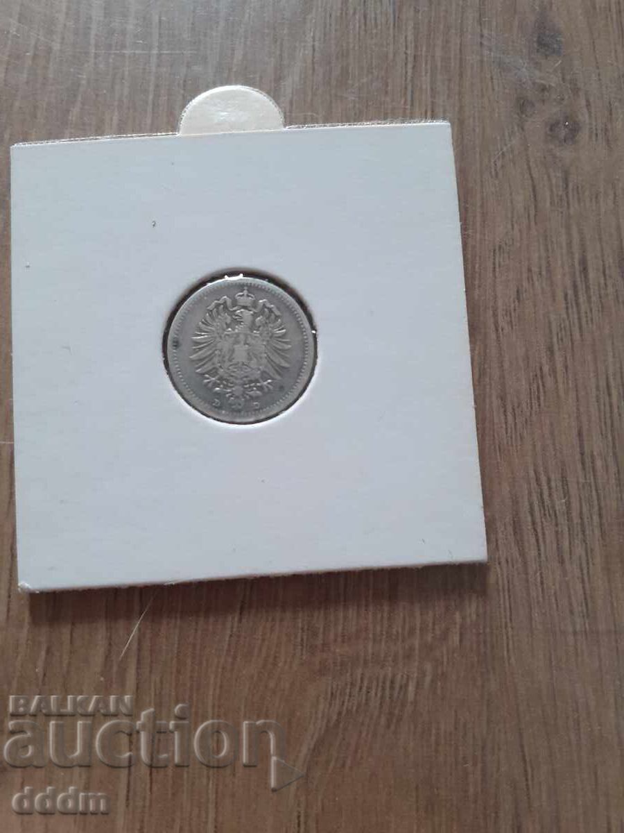 20 pfenigi Germania 1875 cu preț € 10.00 | 19.56 BGN
