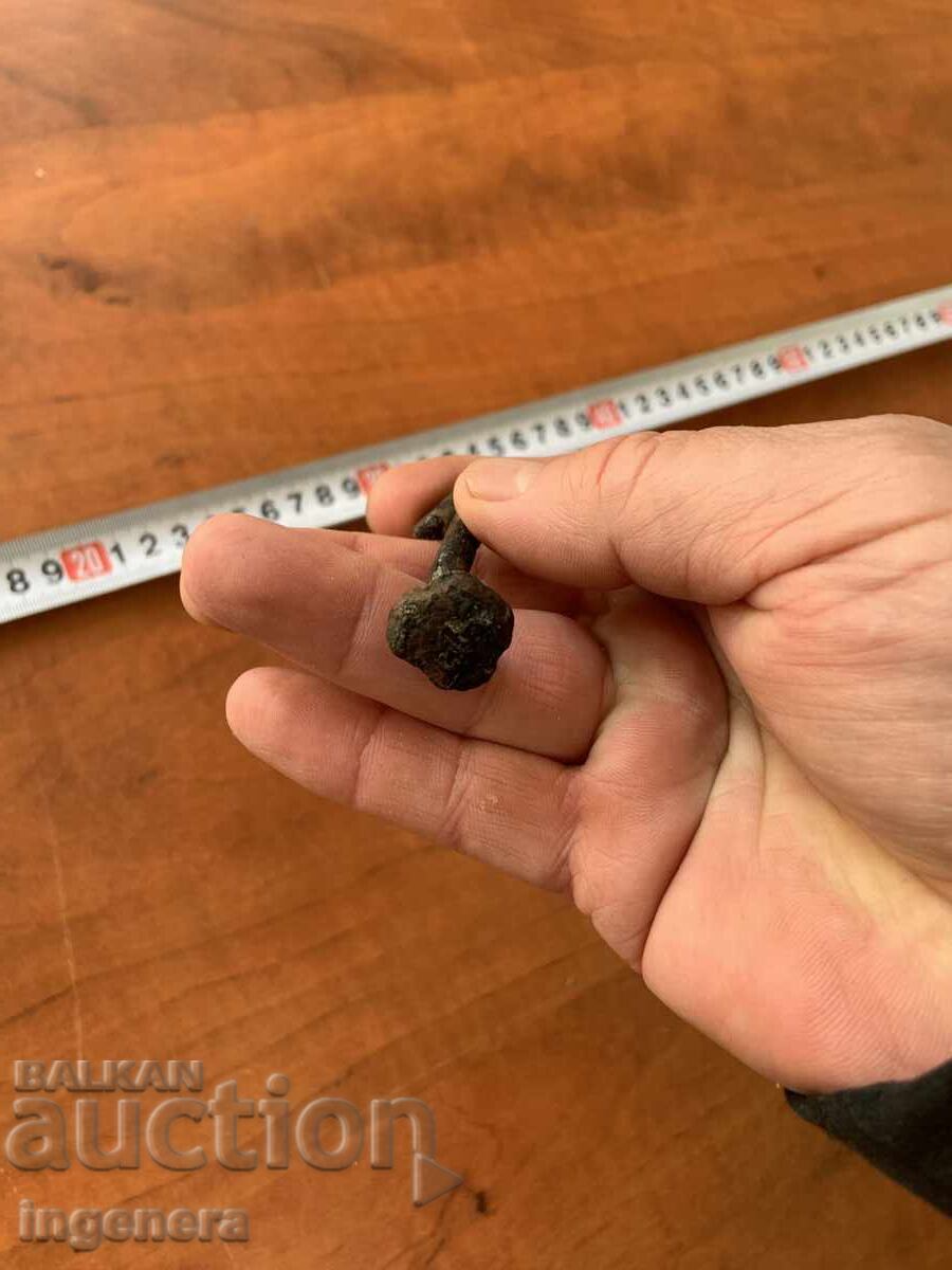 Livrarea LIMBĂ DE BROASCĂ DIN FIER FORJAT ANTIC