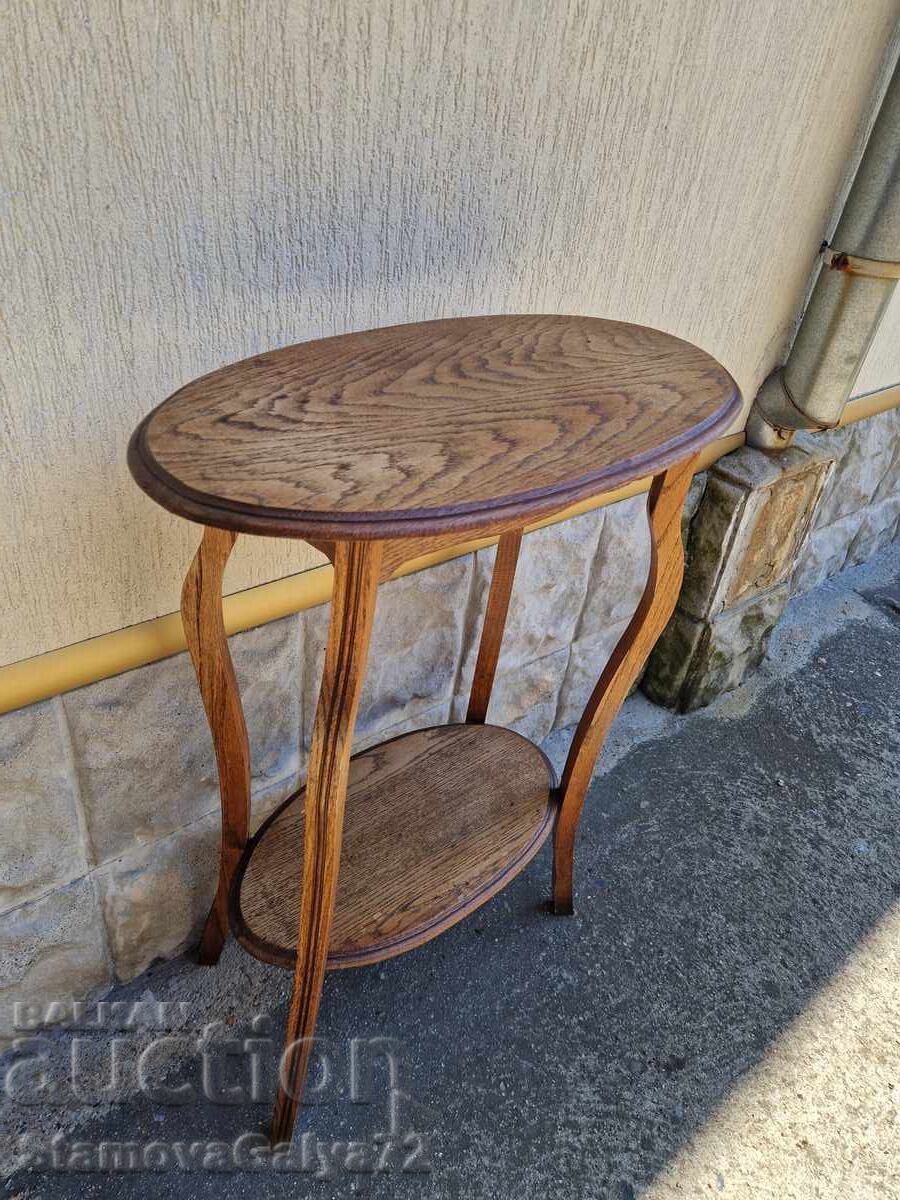 Delivery of Great antique French solid wood table