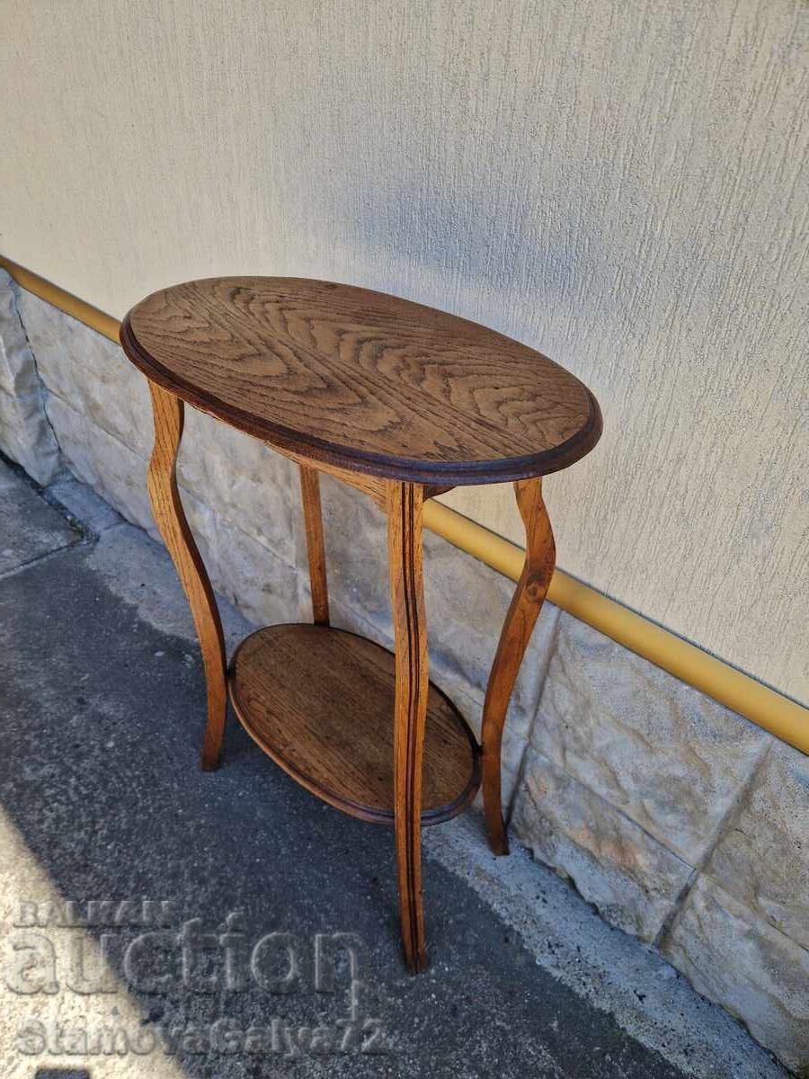 Great antique French solid wood table - 5