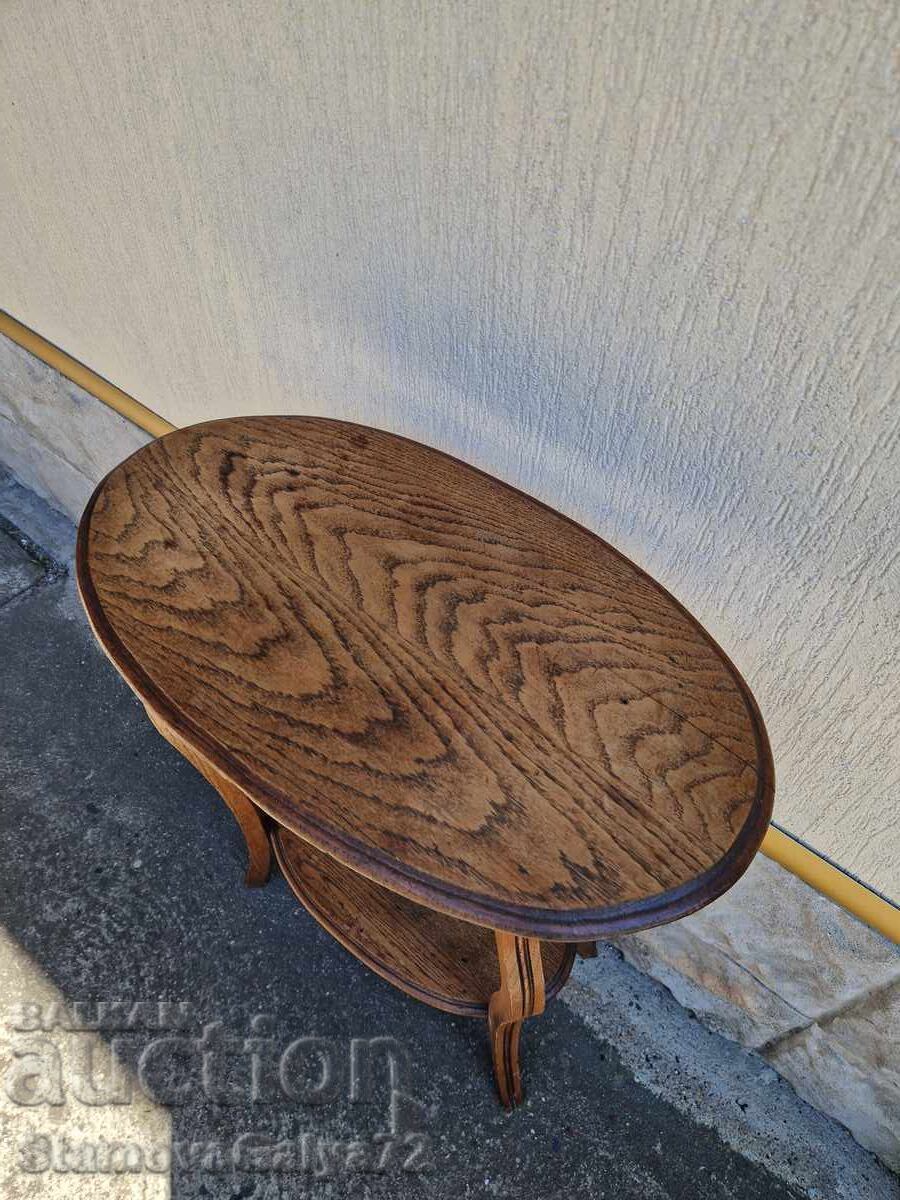Great antique French solid wood table - 6