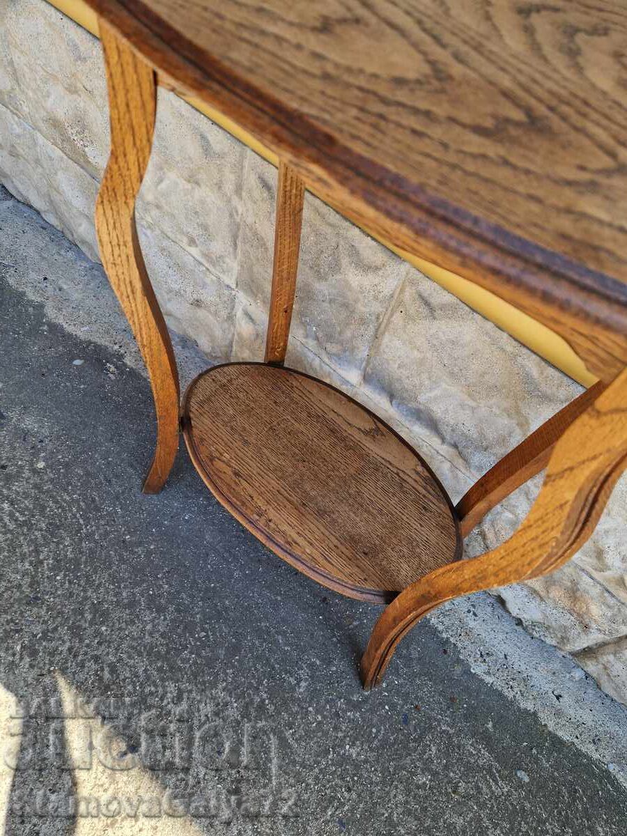 Great antique French solid wood table - 7