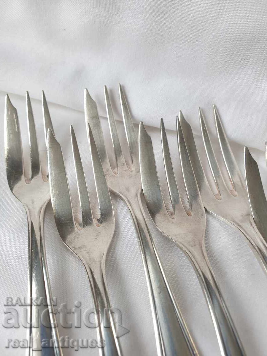 Auction  Set of silver plated forks
