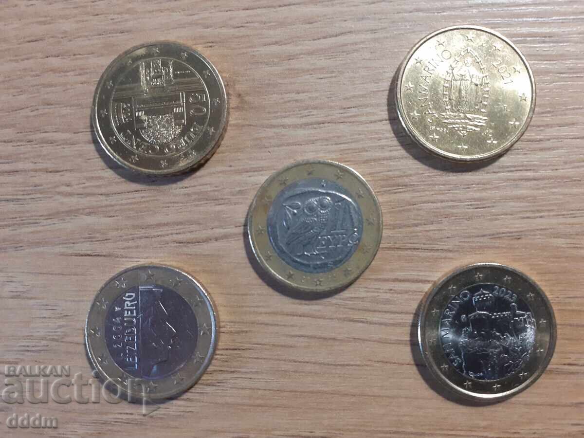 Lot: euros/cents with price € 10.00 | 19.56 BGN