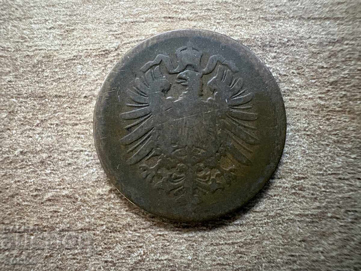Germania - 2 pfennigi (1874) - D cu preț € 0.50 | 0.98 BGN