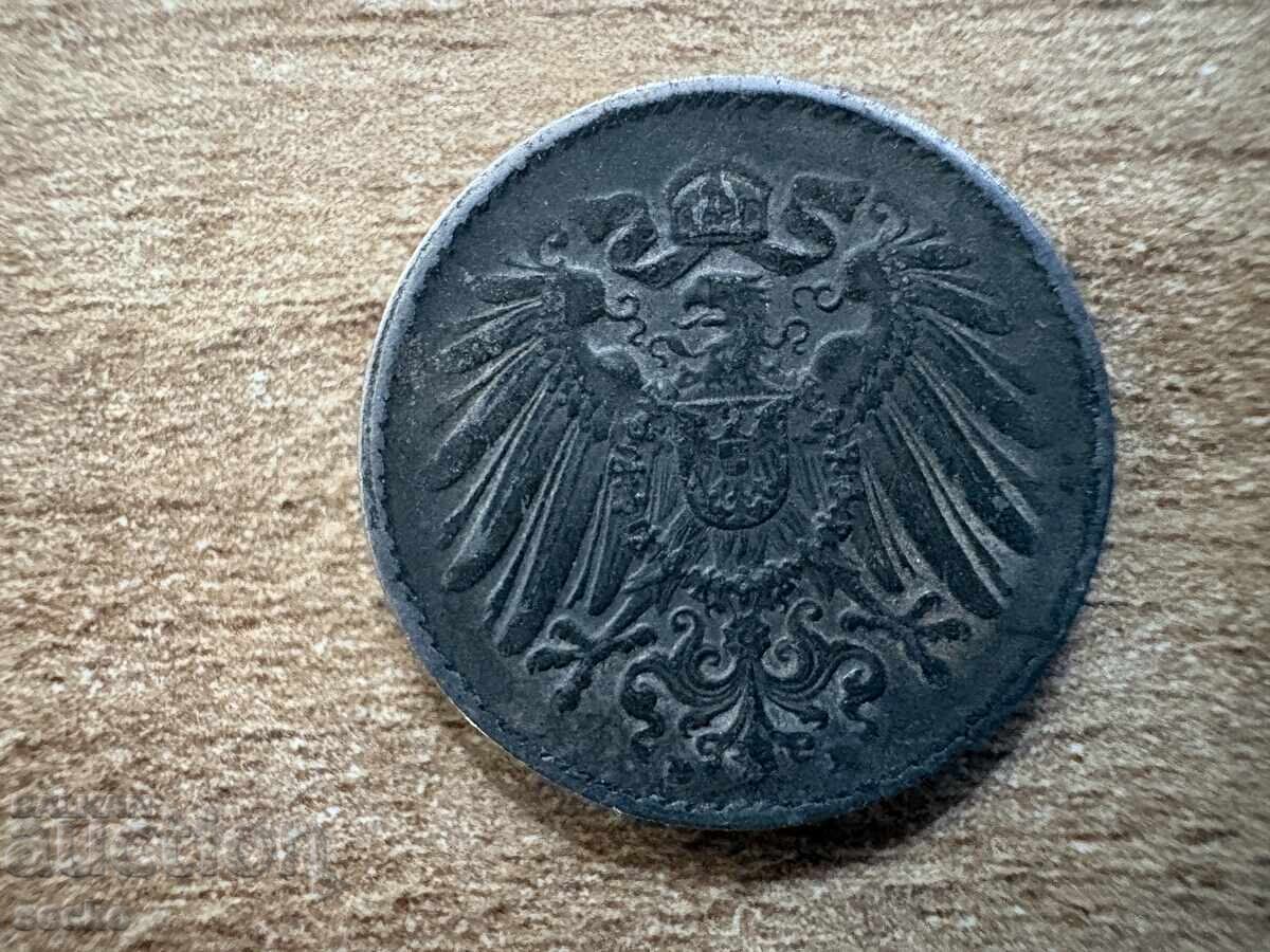 Germania - 5 pfennig (1916) - D cu preț € 0.30 | 0.59 BGN