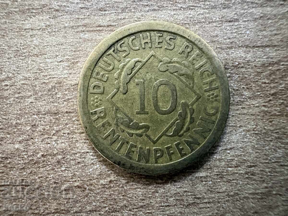 Germania - 10 rentenpfennig (1924) - E