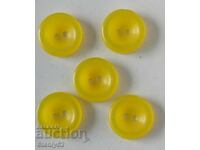 5 pcs plastic buttons with a diameter of 2.2 cm