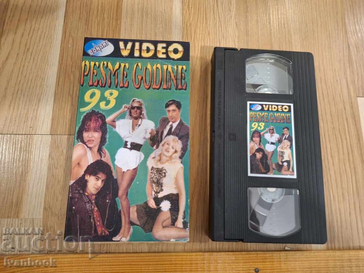 Casetă video VHS - Pesme godine 93