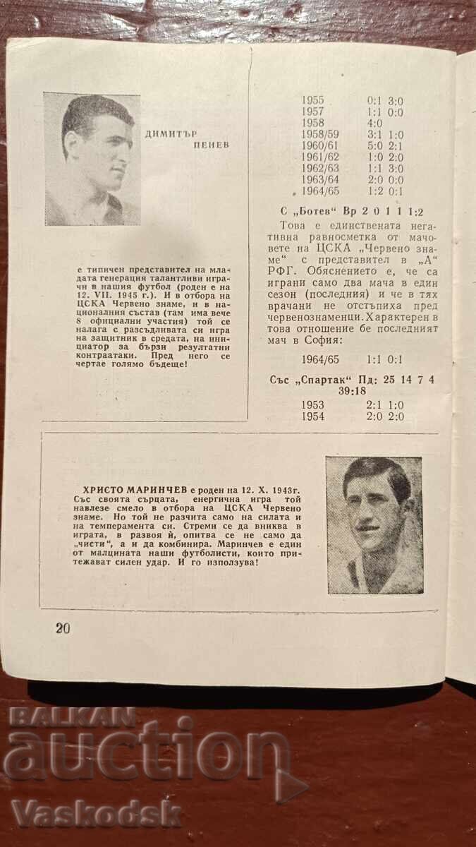 Аукцион Футболен справочник ЦСКА ЧЕРВЕНО ЗНАМЕ