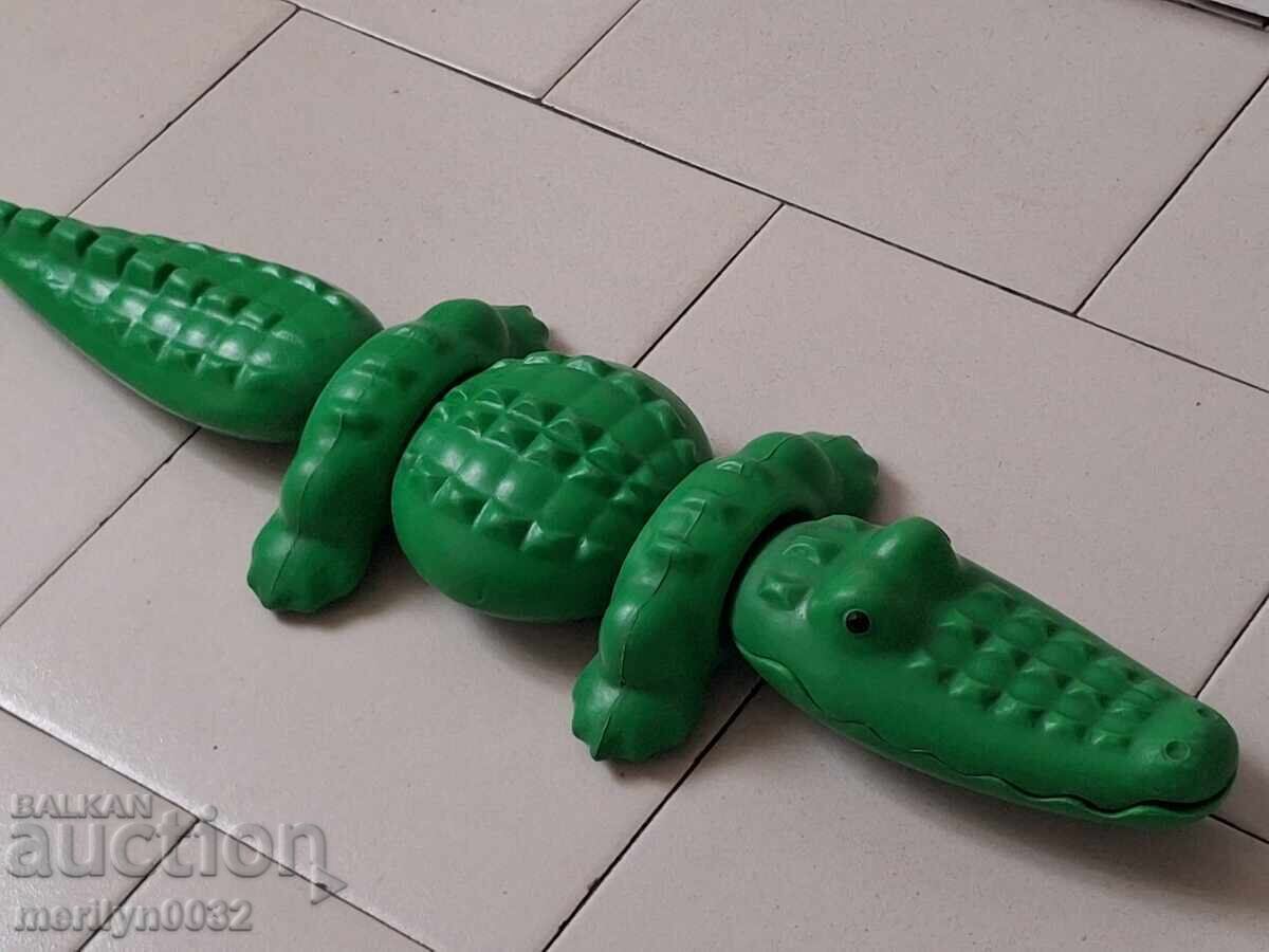 Детска играчка пластмасов крокодил СССР