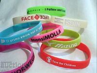 Silicone bracelets