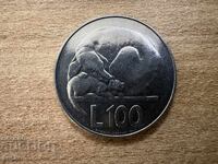 San Marino - 100 lire (1975) - Dragoste pentru animale