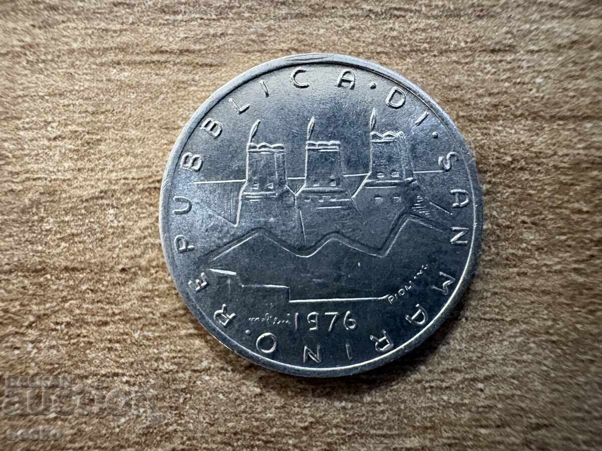 San Marino - 1 Lira (1976) - Republic with price € 1.30 | 2.54 BGN