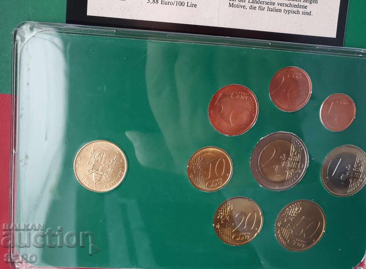 Vatican-SET 2001-2002 din 9 monede/Italia 8 și Vatican 1/ - 5