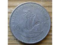 10 cents 2007 - Eastern Caribbean States