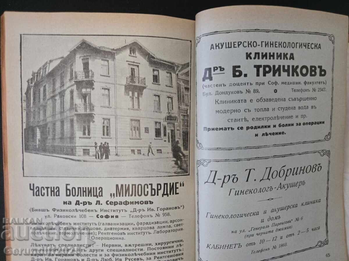 Ghid turistic Sofia cu 2 hărți plan 1878 și 1928 - 6