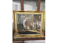 Vând tablou vechi de maestru – 100 cm pe 90 cm!