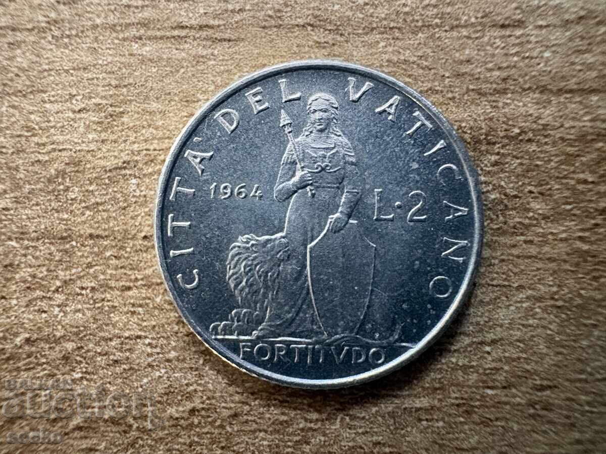 Vatican - 2 lire (1964)
