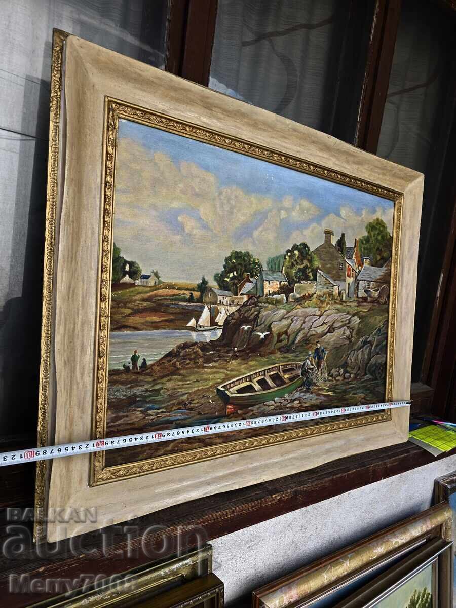 Παράδοση Πωλείται παλιός πίνακας ζωγραφικής – 100εκ επί 75εκ! Παράδοση Πωλείται παλιός πίνακας ζωγραφικής – 100εκ επί 75εκ!