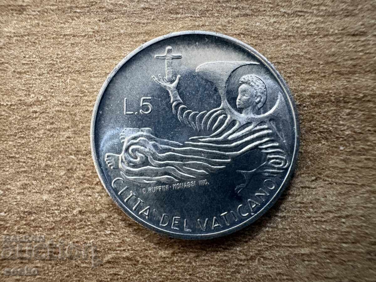 Vatican - 5 lire (1969)