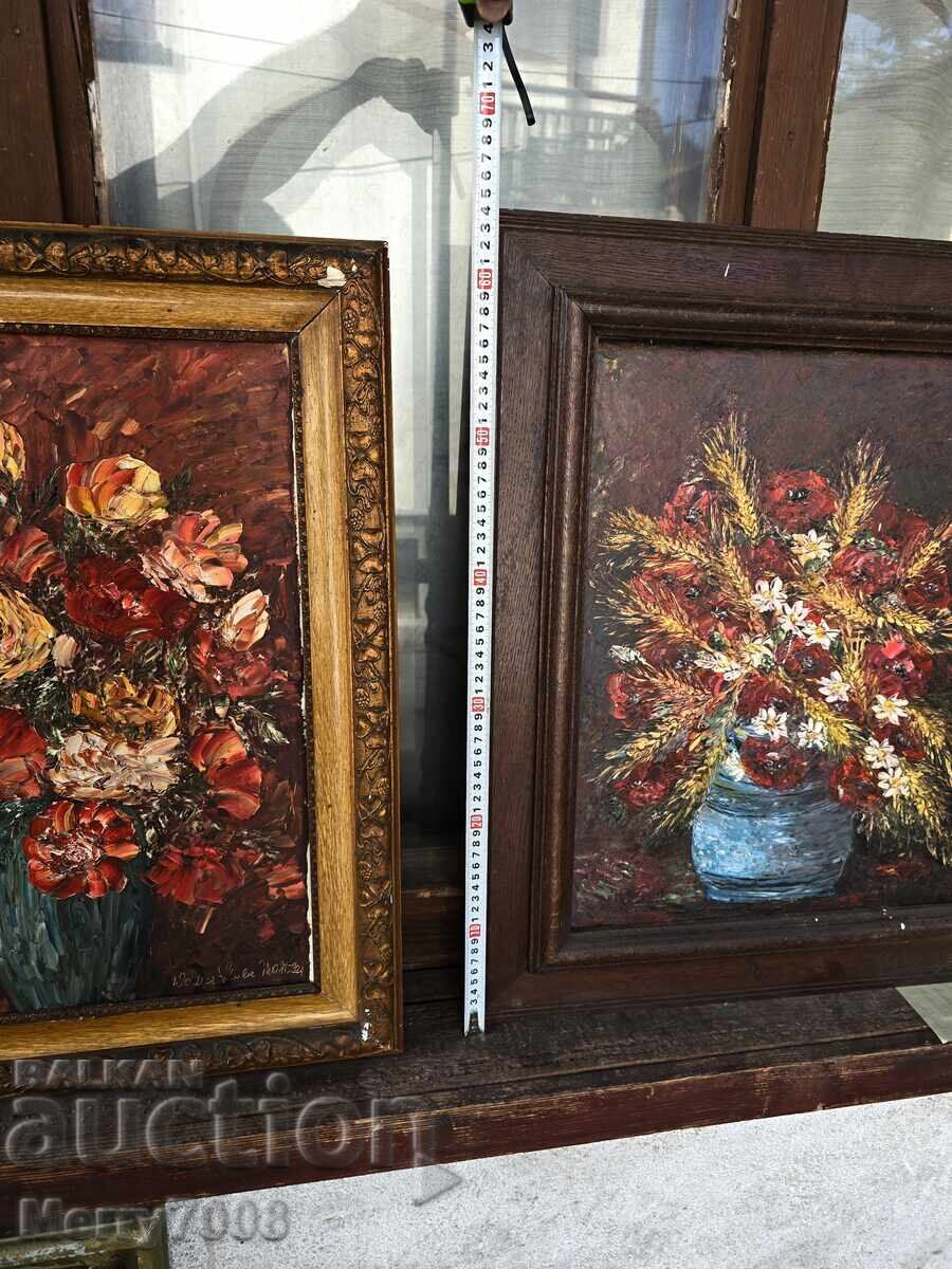 Продавам две стари майсторски картини ! - 7
