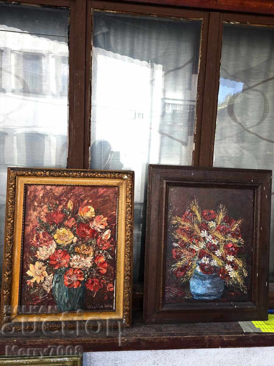 Продавам две стари майсторски картини !