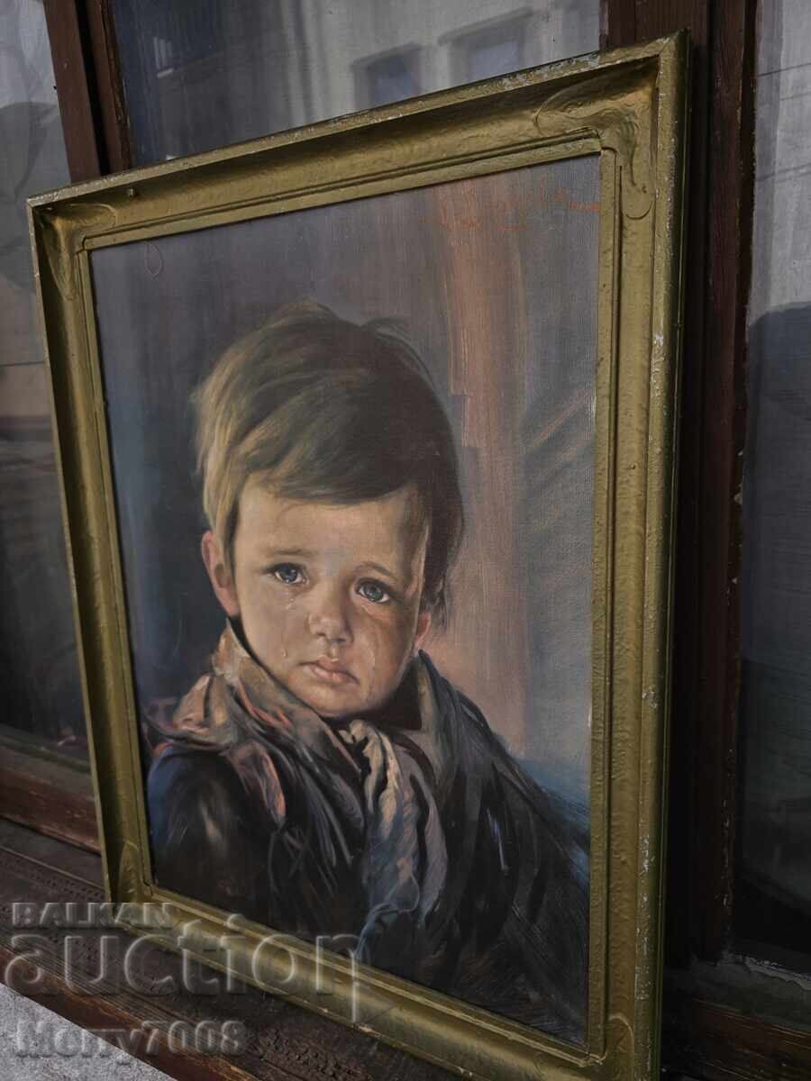 Delivery of Old master painting, oil on canvas!