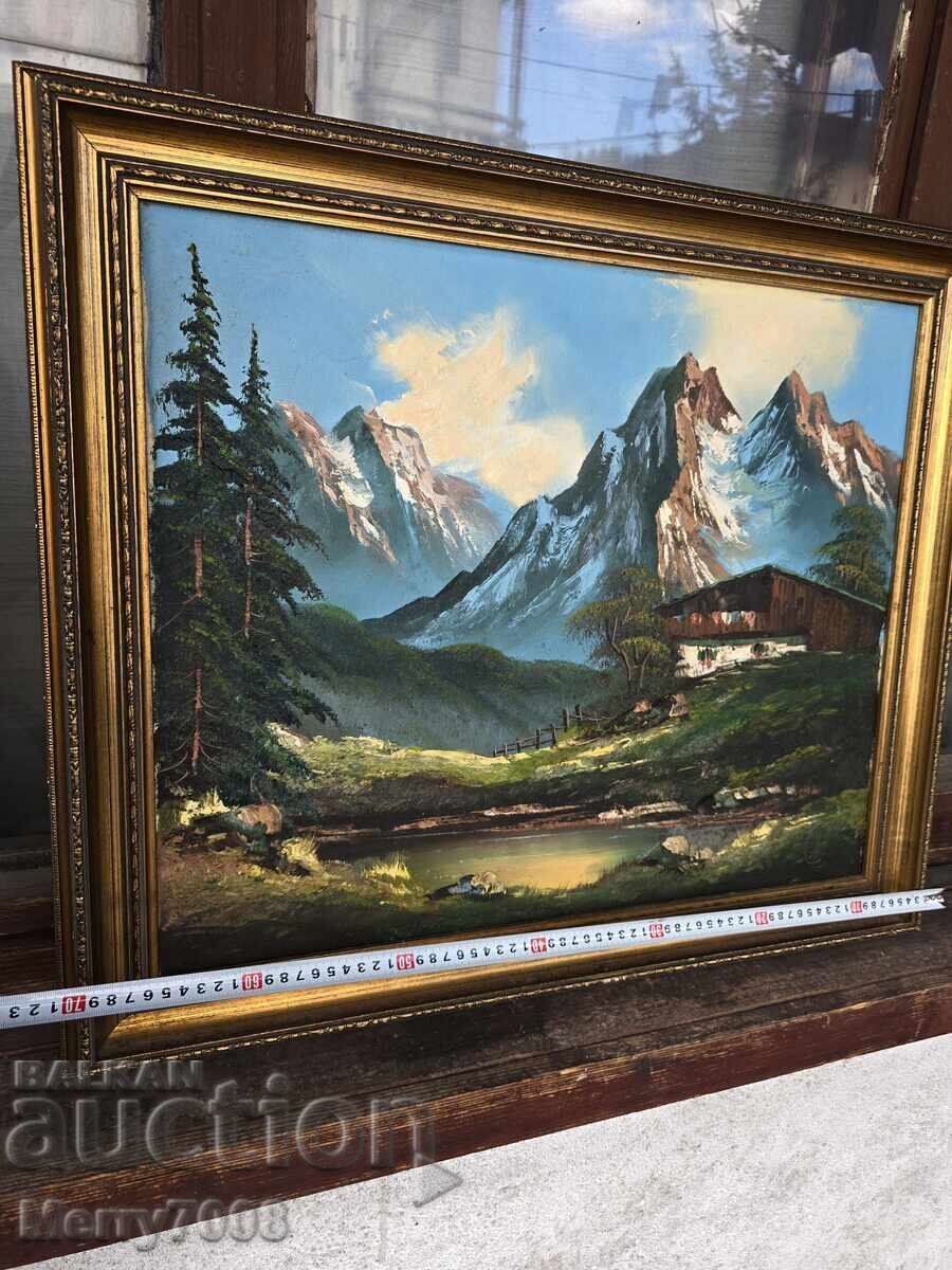 Delivery of For sale: impressive oil painting on canvas!
