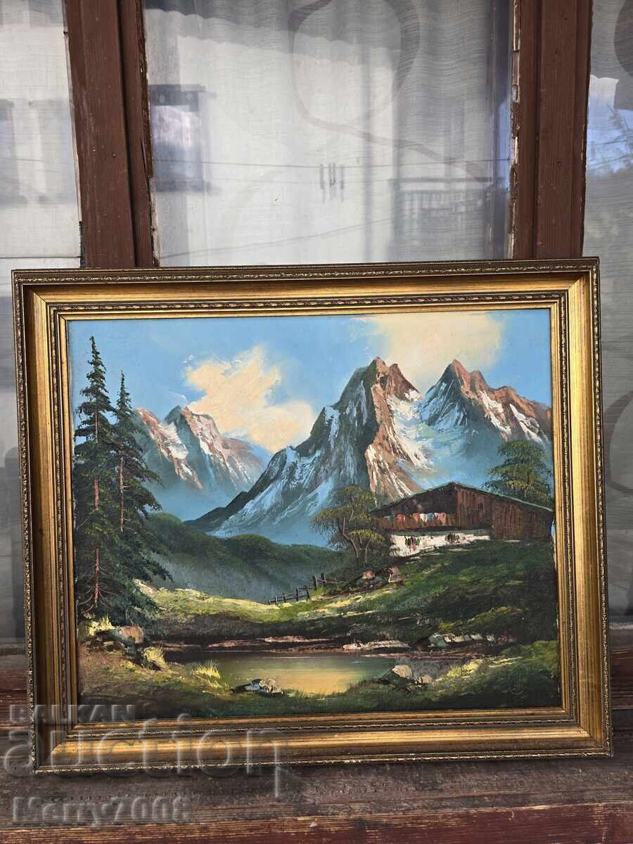 For sale: impressive oil painting on canvas!