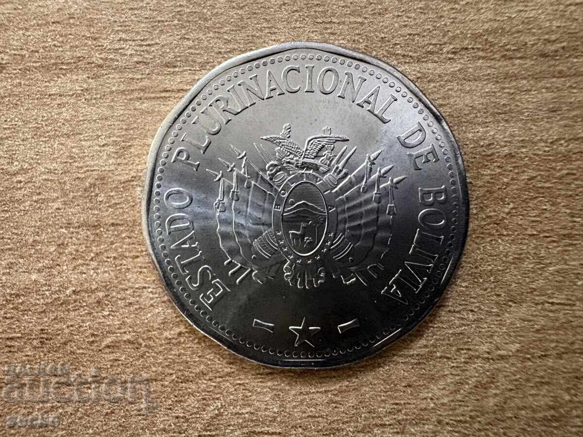 Bolivia - 2 bolivianos (2017) - Regimentul Colorados din Bolivia cu preț € 3.00 | 5.87 BGN