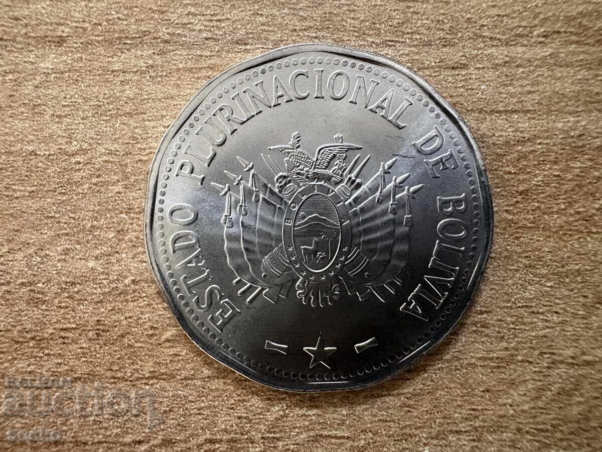 Bolivia - 2 bolivianos (2017) - Genoveva Ríos cu preț € 3.00 | 5.87 BGN