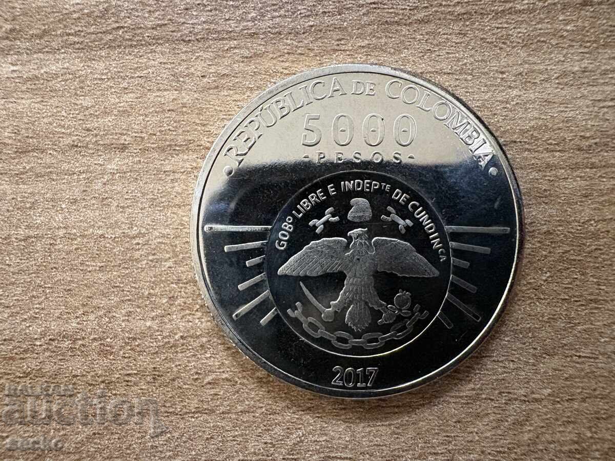 Κολομβία - 5000 πέσος (2017) - 200 γρ. - Ανεξαρτησία της
