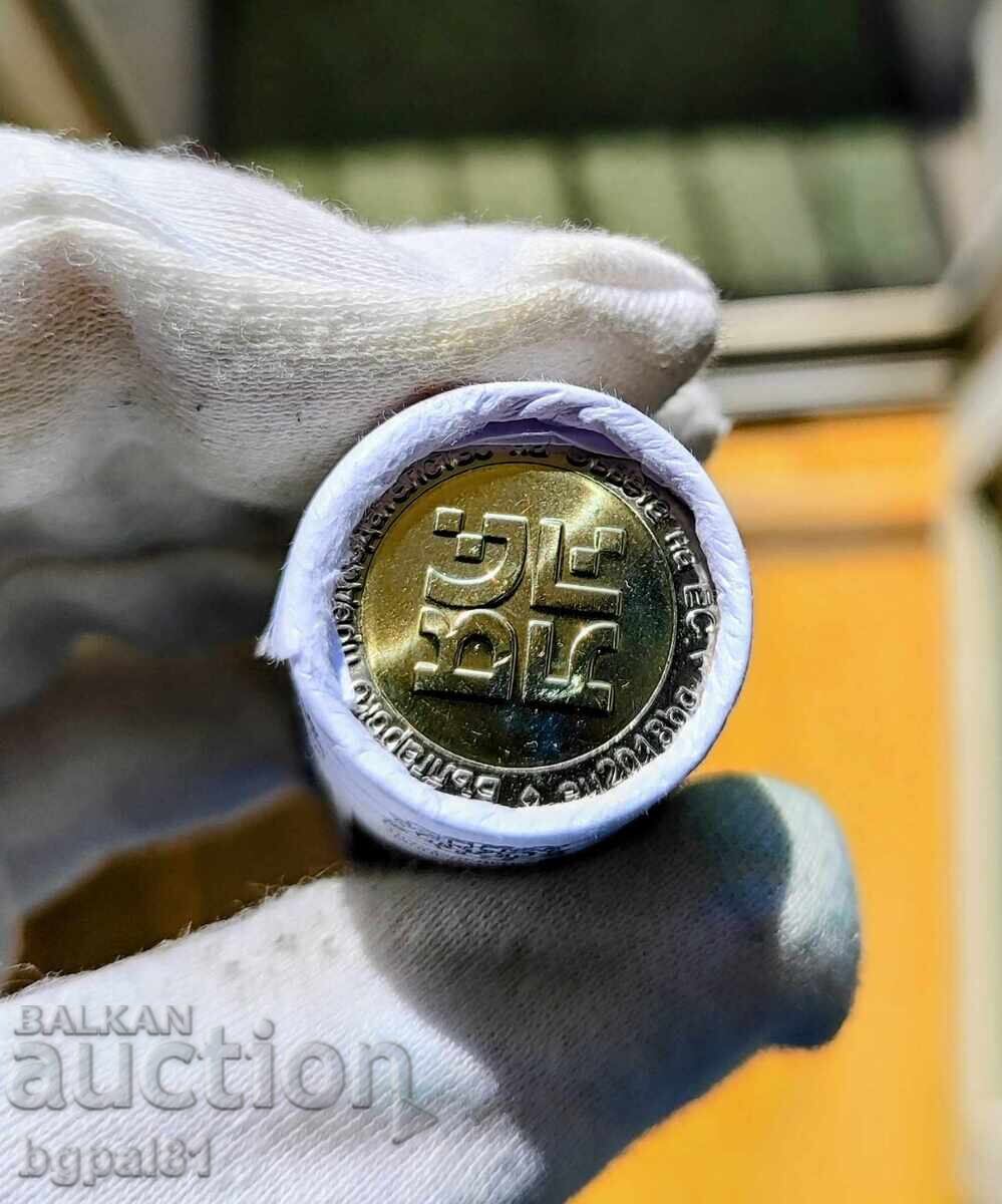 2 λέβα 2018 "Βουλγαρική Προεδρία του Συμβουλίου της ΕΕ" 25 τεμάχια σε ρολό UNC