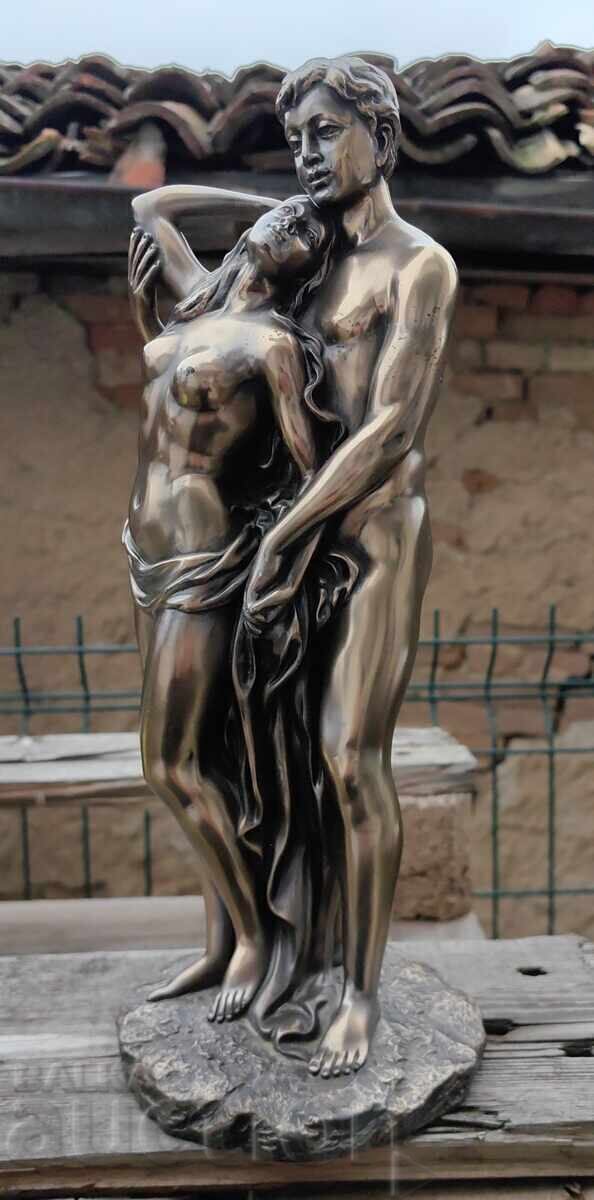 STATUETĂ SCULPTURĂ FIGURINĂ 1,790 KG BĂRBAT FEMEIE CUPLU - 6 STATUETĂ SCULPTURĂ FIGURINĂ 1,790 KG BĂRBAT FEMEIE CUPLU - 6