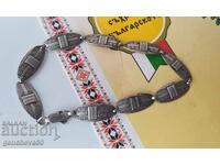Vintage silver bracelet ethnic, folklore