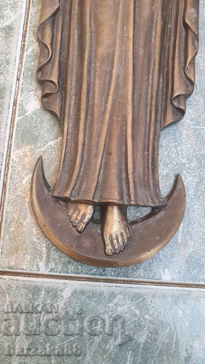 Auction  Antique bronze religious panel