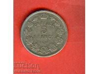 BELGIA BELGIUM 5 Franci emisiune 1930