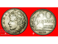 EFFIGY (1967-1979): BRAZIL★50 CENTAVOS 1978 SHIP! DISCOVERY